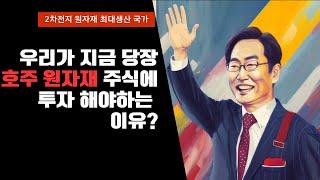 우리가 지금 당장 호주 원자재 주식에 투자해야하는 이유?  - 2차전지/배터리 원자재 최대 생산국가