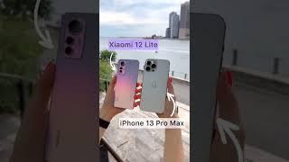 iPhone 13 pro max vs Xiaomi 12 lite camera quality chack #iphone13promax #xiaomi12lite #vairal