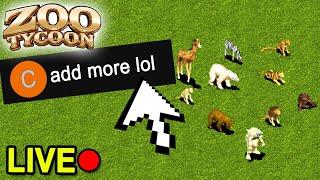 ZOO TYCOON (2001) but chat keeps adding animals Tytar Tuesday 7/2/24