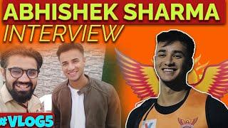 Abhishek Sharma SRH All Rounder | Interview | #Vlog5 | The Simpler