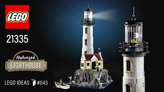 LEGO® Ideas №043 | Motorized Lighthouse (21335)[2065 pcs] Building Instructions | Top Brick Builder