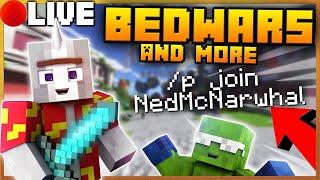  INSANE HYPIXEL BEDWARS LIVE!!!! [/p join NedMcPig] 