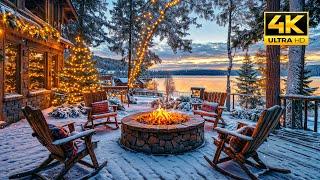 Wonderful Christmas Evening by the Lake: Winter Vibes, Relaxing Snowfall & Warm Fire Pit for Unwind