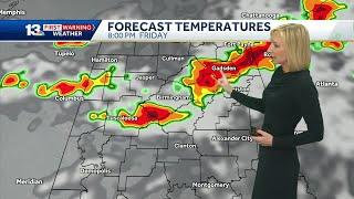 Alabama sees waves of strong to severe storms heading into the weekend