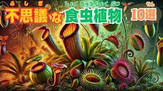 【不思議な食虫植物10選】魅惑の食虫植物達を写真付きで解説！