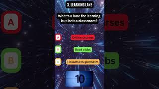 Wellness Quiz : Intellectual: Learning Lane   # shorts #brainwellness