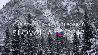 Christmas market in Poprad Slovakia. Find winter adventure tours on www.adventoura.eu