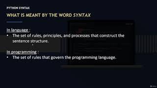 Python Syntax