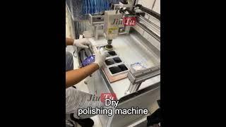 Front Back Glass Scratches Removal Smart Phone Dry Polishing Machine