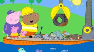 Cleaning Up The River!  | Peppa Pig Official Full Episodes