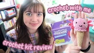 crochet with me (crochet kit review)