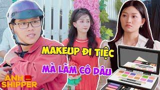 Thợ Makeup BỐ ĐỜI Gặp Ngay Khách Hàng Cứng, Tặng HOA C.Ú.N.G Mừng Sinh Nhật | Anh Shipper 424