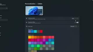How to Switch to Dark Mode in Windows 11