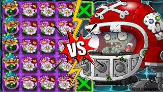 PLANTS VS ZOMBIES 2, POWER UP 최대 레벨 DAZEY CHAIN ​​VS MECHA FOOTBALL ZOMBIE