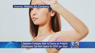 Japanese Company Sells Ad Space On Armpits