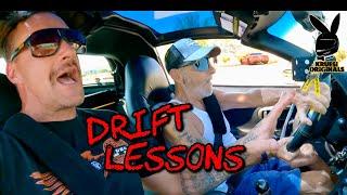 We teach 83 year old Smokin Joe how to drift his C5 corvette