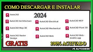  Como descarga AutoCAD Electrical, Autocad Architecture, Autocad Mechanical 2023, 2024 activado