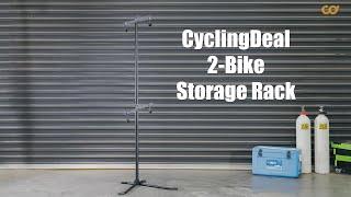 CyclingDeal 2-Bike Storage Rack CD-KT44 / KP-453