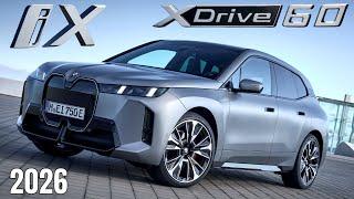 New 2026 BMW iX xDrive60 – Faster, Smarter, and More Efficient Than Ever!