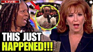 View Host Joy Behar BREAKSDOWN CRYING FACES DEFAMATION LAWSUIT After SLAMMING Joe Rogan LIVE