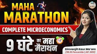 Complete Microeconomics For Ugc Net | Maha Marathon Economics | Maha Marathon Simranjit Kaur