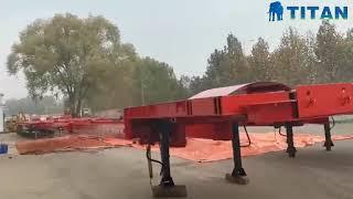 Different types of wind blade trailers, extendable trailers from China