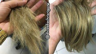 USE ISSO ANTES DE LAVAR E ACABE COM A QUEBRA DE CABELO ,POROSIDADE E O FRIZZ!