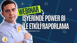 Webinar: İşyerinde Power BI İle Etkili Raporlama - Power BI Sales Dashaboard