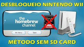 COMO DESBLOQUEAR NINTENDO WII SEM CARTÃO SD - TUTORIAL INSTALAR HOMEBREW CHANNEL SEM SD CARD (DNS)