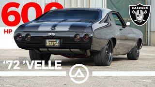 Raider Nation 600HP 1972 Chevelle Restomod with Line Lock, Two Step and Tire Shredder