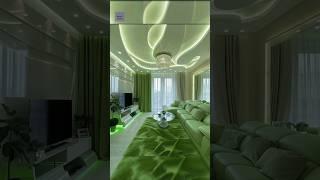 Nature️ Inspired Living Room: Embrace Green Design #shorts