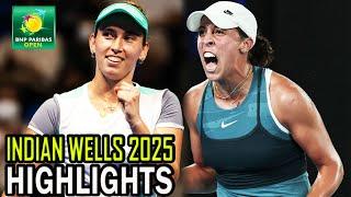 Madison Keys vs Elise Mertens Round 3 Highlights | Indian Wells 2025