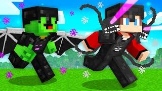 WITHER STORM Armor Speedrunner vs ENDER DRAGON Armor Hunter : JJ vs Mikey in Minecraft Maizen!