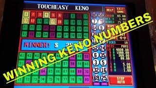 Keno Wins!!  $1.00 Bets TouchEasy & SuperBall - Redtint Loves Slots