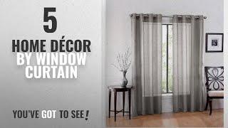 Top 10 Home Décor By Window Curtain [ Winter 2018 ]: Ruthy's Textile 2 Piece Window Sheer Curtains