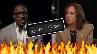 Shannon Sharpe's Club Shay Shay Podcast with Kamala Harris gets DESTROYED!