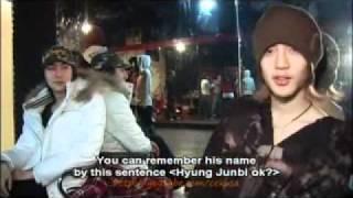 SS501-Learn how to pronounce Leader[Hyun Joong] & Maknae's[Hyung Jun] name..