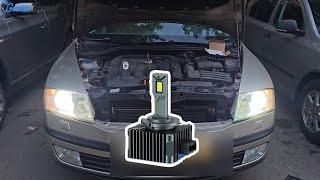 Skoda Octavia 2 Headlight Bulbs D1S Replacement ‍ - Xenon to Led Upgrade - Aliexpress