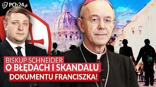 BISKUP SCHNEIDER O BŁĘDACH I SKANDALU W DOKUMENCIE FRANCISZKA