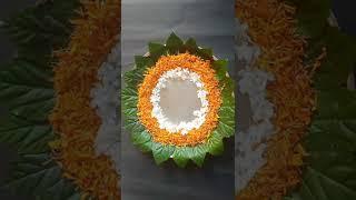 very #easy thali decoration ideas with flowers #shorts #ytshorts #youtubeshorts  #viral #trending