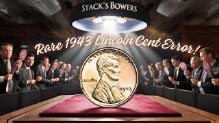 Rare 1943 Lincoln Cent Error Coin Sells for Record Amount at Stack's Bowers Auction