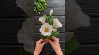 How to Make Lisianthus Crepe Paper Flower Decoration Ideas