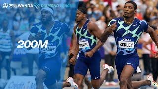 Fred Kerley runs a personal best in the men's 200m in Paris - Wanda Diamond League 2021