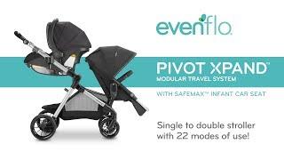 Evenflo Pivot Xpand™ Modular Travel System with SafeMax™ Infant Car Seat | Product Tour