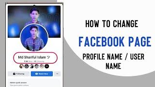 How to Change Facebook Profile Type Page Name Or Username 2022