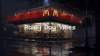 Rainy Day Vibes ️ Lofi In City Mix  Chill Lofi Beats & Rain Sounds