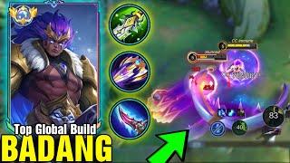 BADANG NON ATTACK SPEED BUILD FULL DAMAGE BUILD - MLBB BADANG GAMEPLAY (recommended emblem & build)