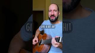 EASY SONG WITH PERCUSSIVE GUITAR  TUTORIAL #shorts