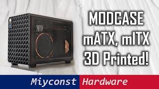 MODCASE Evo – preview of a very compact mATX, mITX chassis for 3D printing