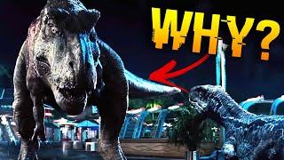 *SOLVED!* Why DIDNT the T-REX KILL the Velociraptor Blue in Jurassic World?